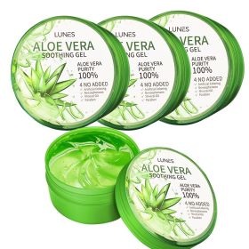 Made In Korea ALOE VERA SOOTHING & MOISTURE GEL 100% Pure 300ml (10.58oz ) Skin Moisturizing (Pack: 4packs) Made In Korea ALOE VERA SOOTHING & MOISTURE GEL 100% Pure 300ml (10.58oz ) Skin Moisturizing (Pack: 4packs)